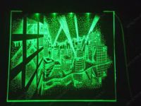 Фото лазерная гравировка внутри стекла